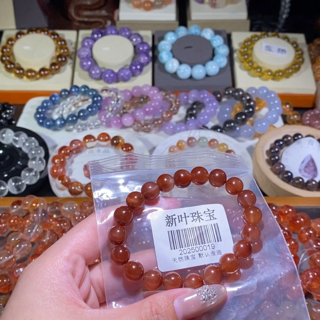 水晶手串未镶嵌咖*豽手链