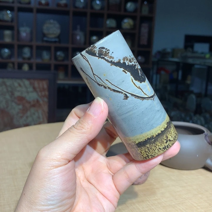广西国画石摆件，观赏收藏