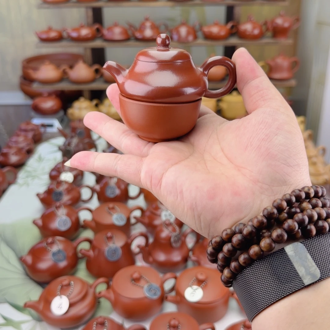 茶壶紫砂50cc玉乳送50cc杯子
