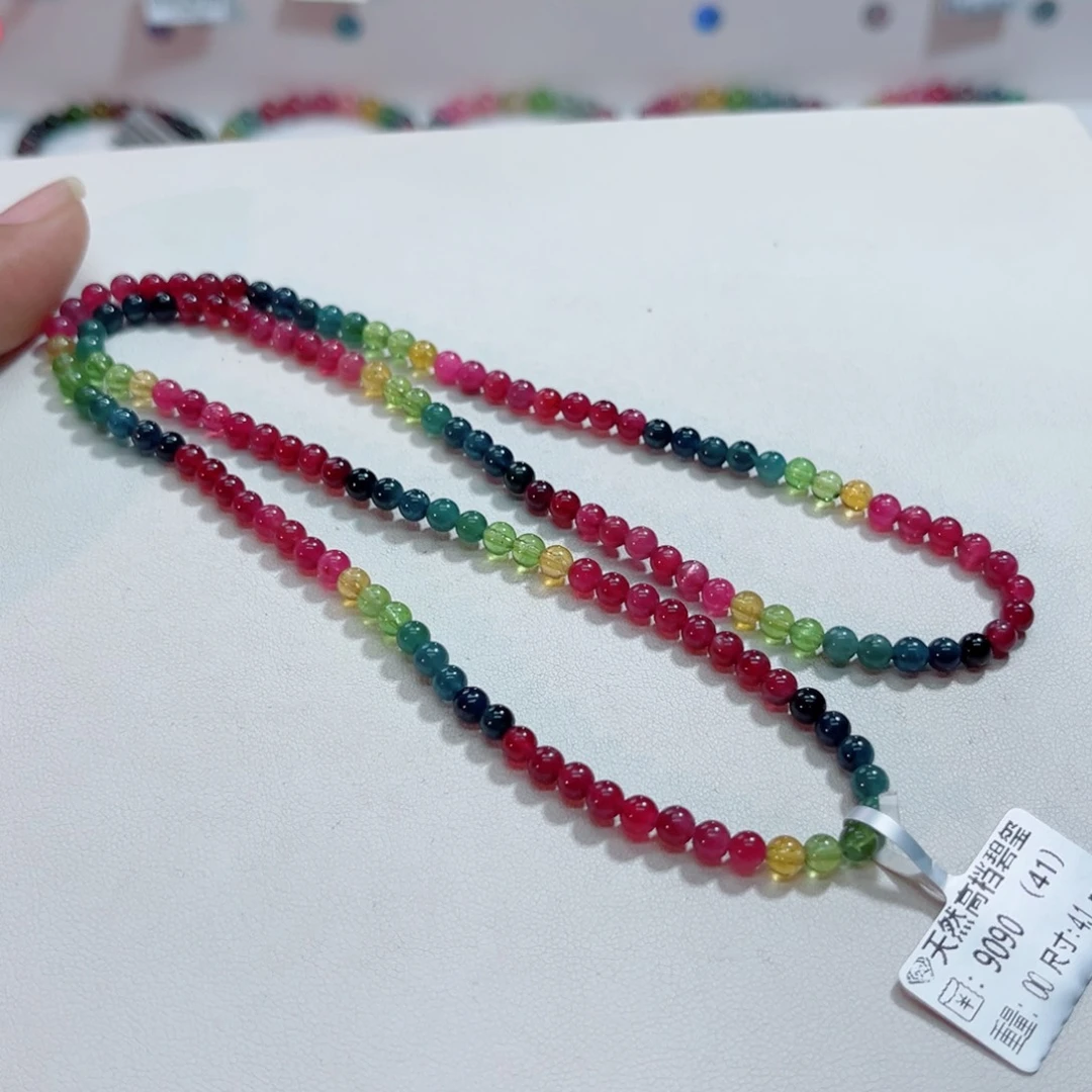 未镶嵌手链碧玺多样性发一条