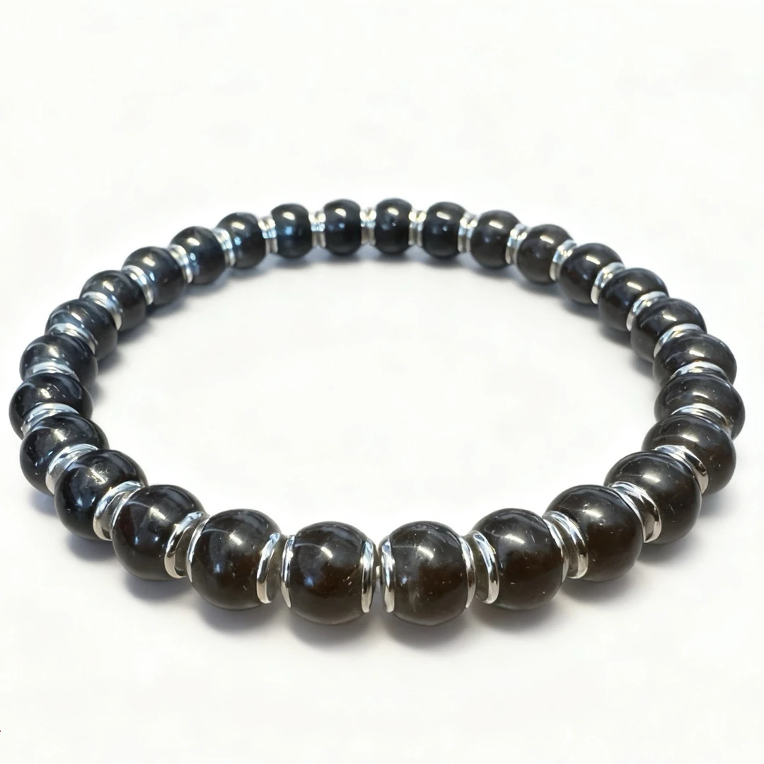 炑出品-银盾系列耶蒂手串 男女时尚叠戴神器