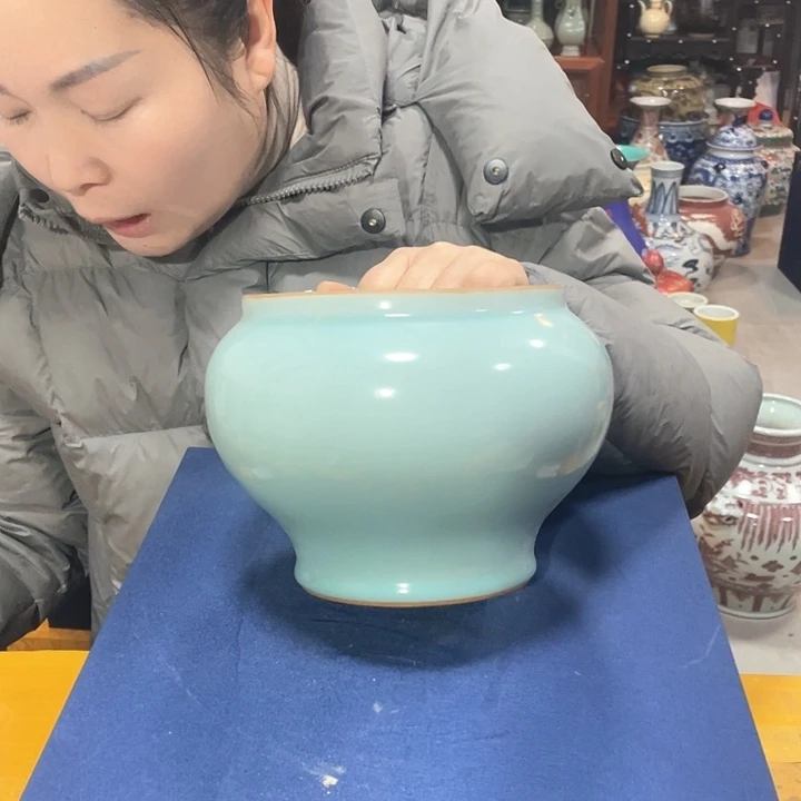 摆件A****g瓷器的时候就像一