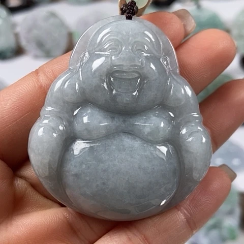 翡翠颈饰未镶嵌大佛福利翡翠