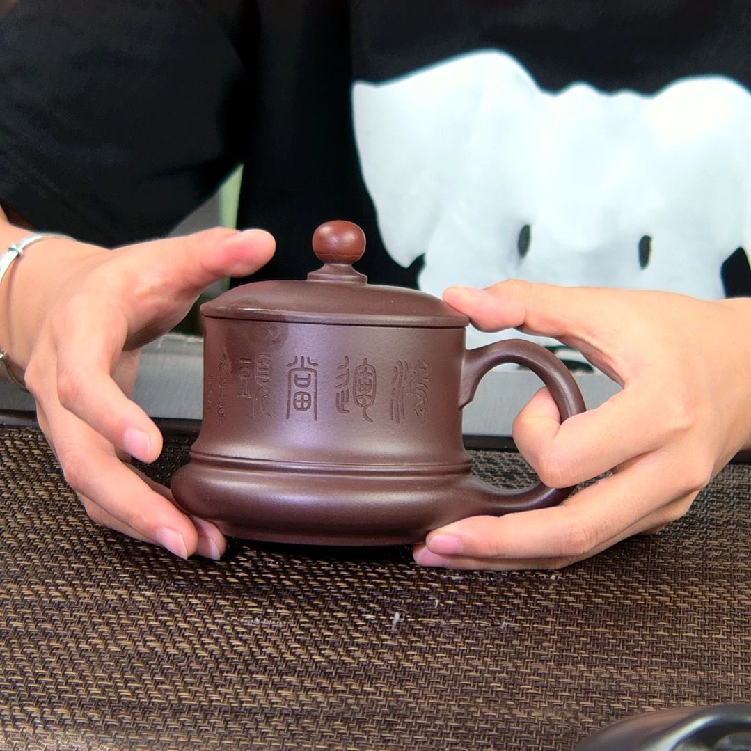 茶杯紫砂高货放漏