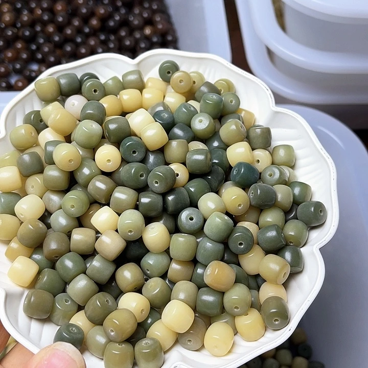 白玉菩提吊坠白玉菩提11海盐之切100颗卡灯牌宠80颗