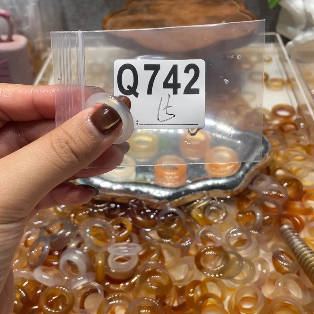 玛瑙/玉髓未镶嵌戒指742