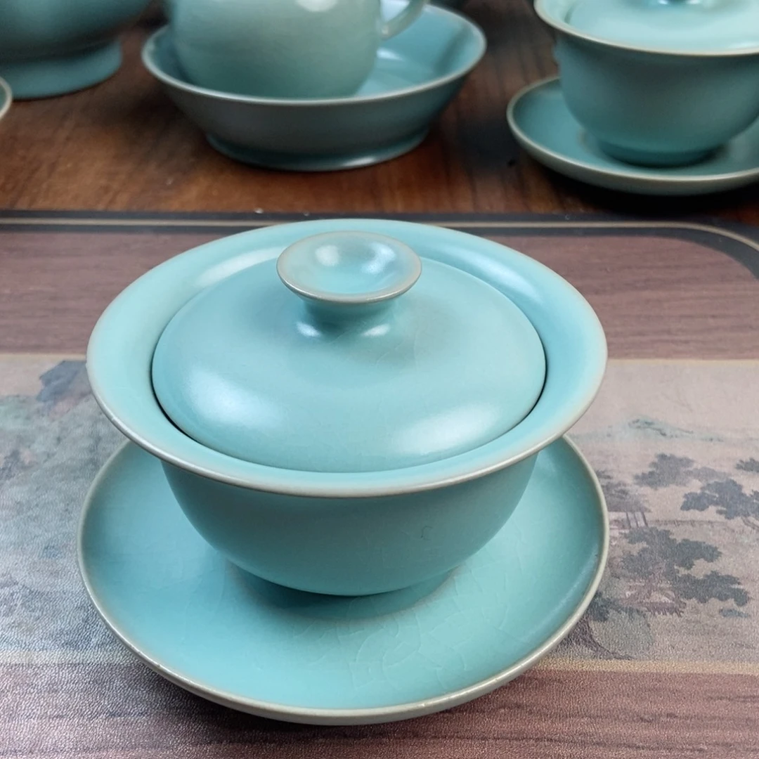 摆件瓷原产地原矿汝瓷～茶器