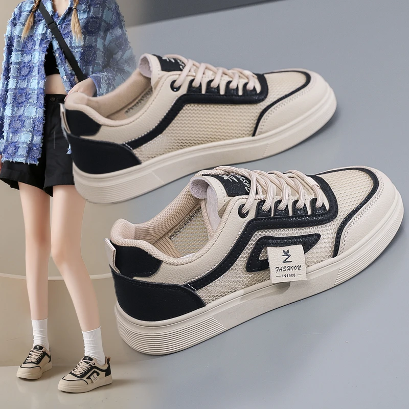 爆款小白鞋女2025春季新款百搭运动休闲鞋学生款春秋软底轻便板鞋