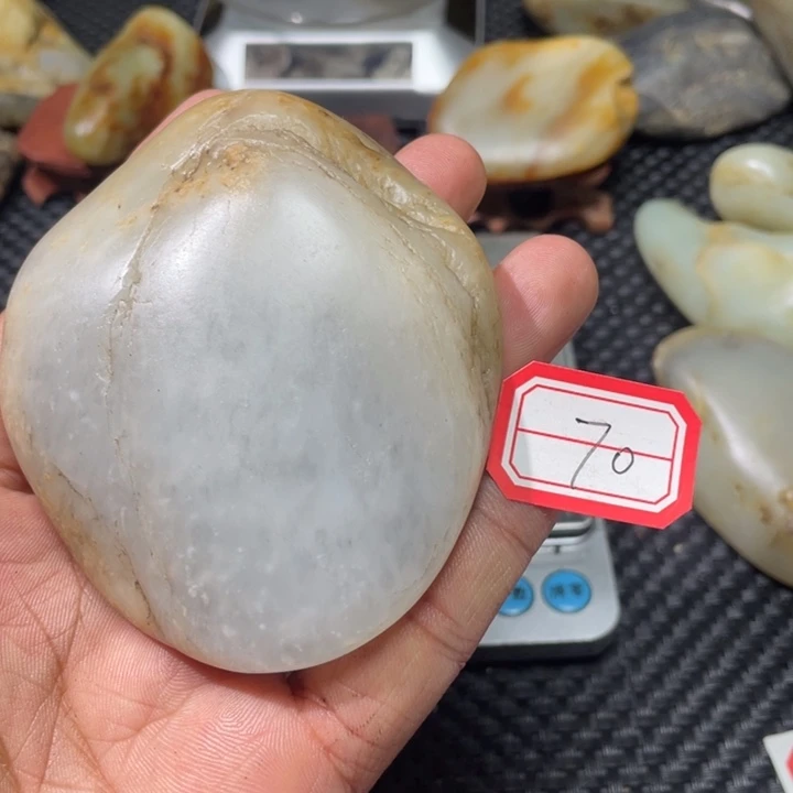 颈饰未镶嵌和田玉吉*70