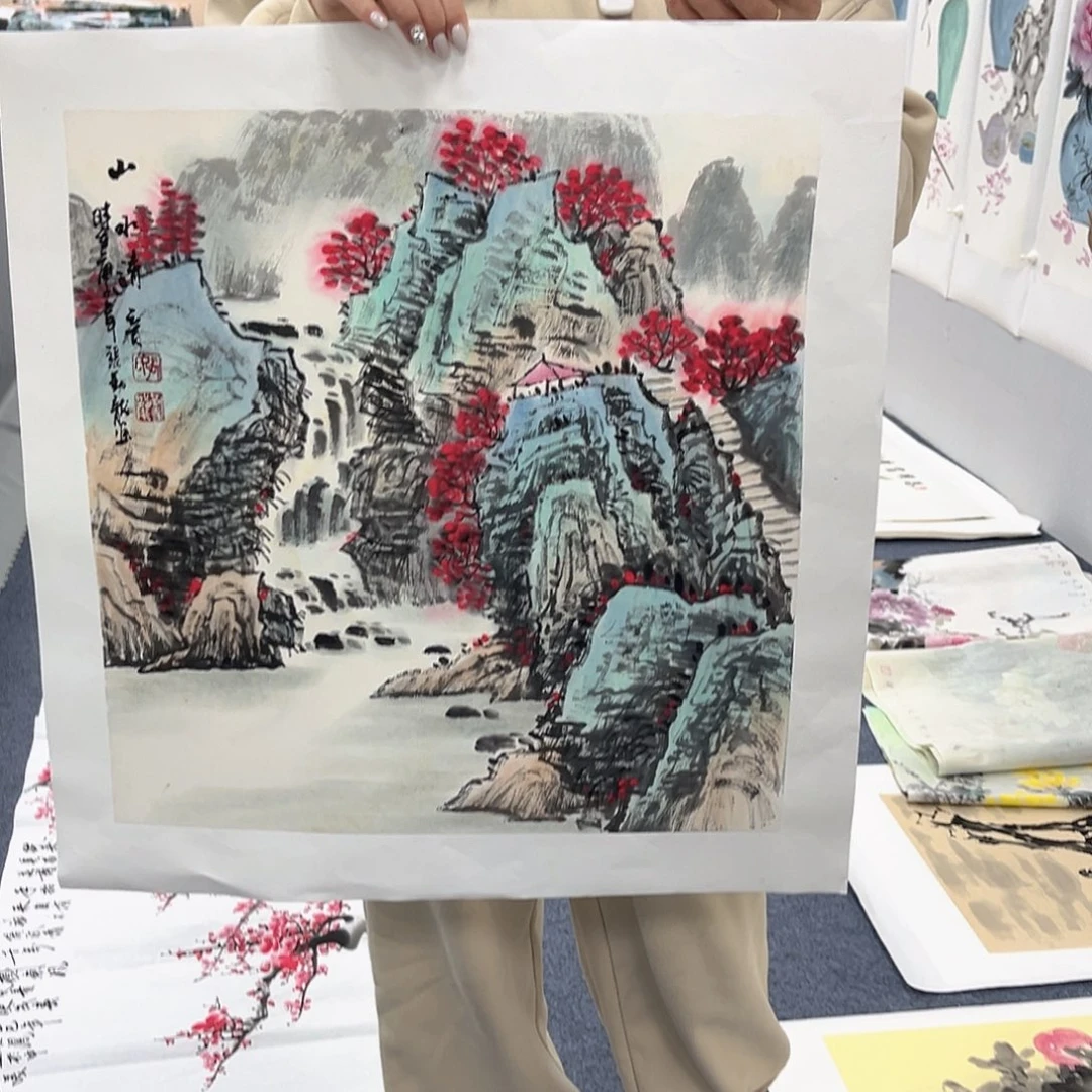 国画纯手绘字画作品
