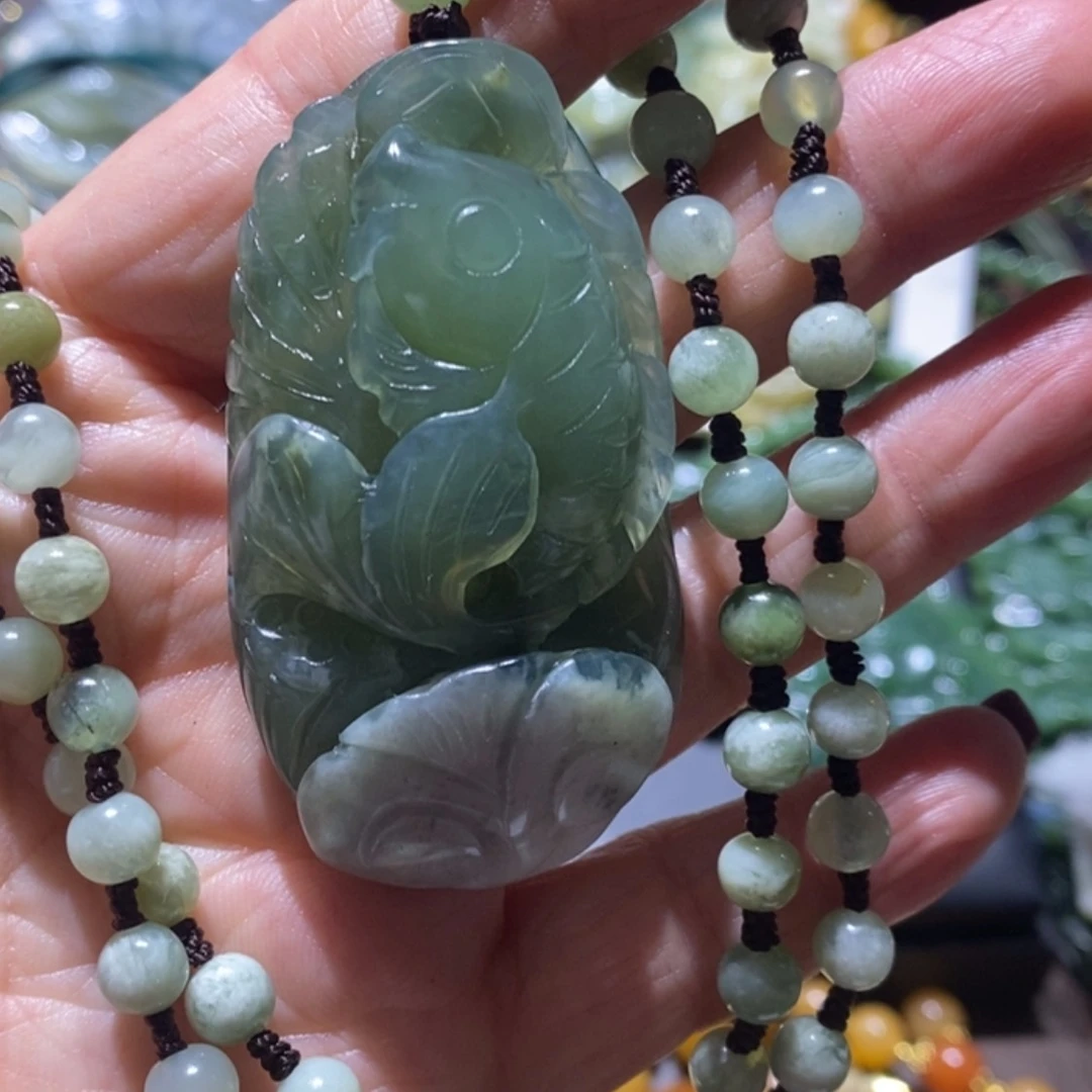 【闪购商品】岫玉毛衣链未镶嵌