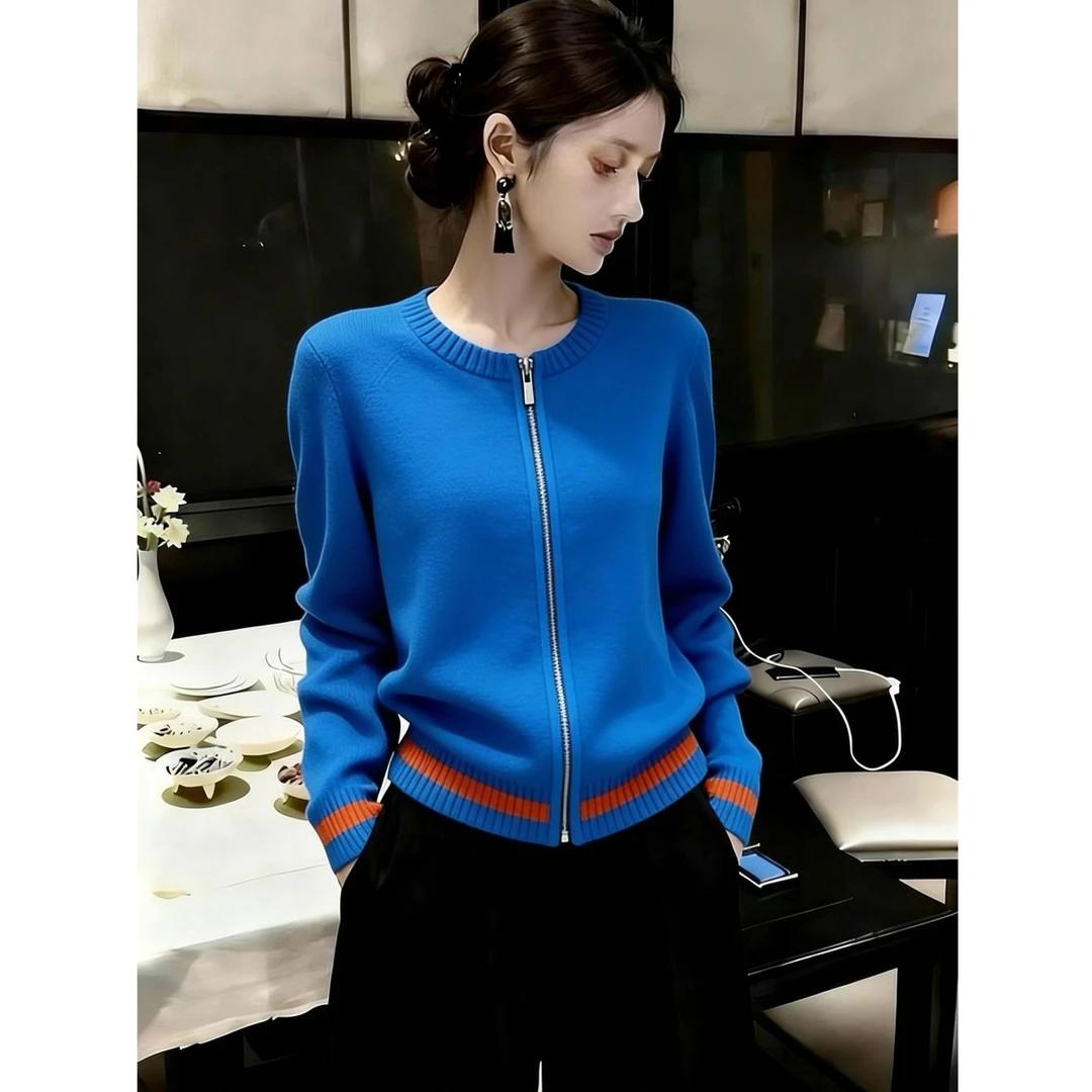 针织衫女装爆款2025秋冬季新款洋气休闲韩版时尚气质圆领长袖毛衣