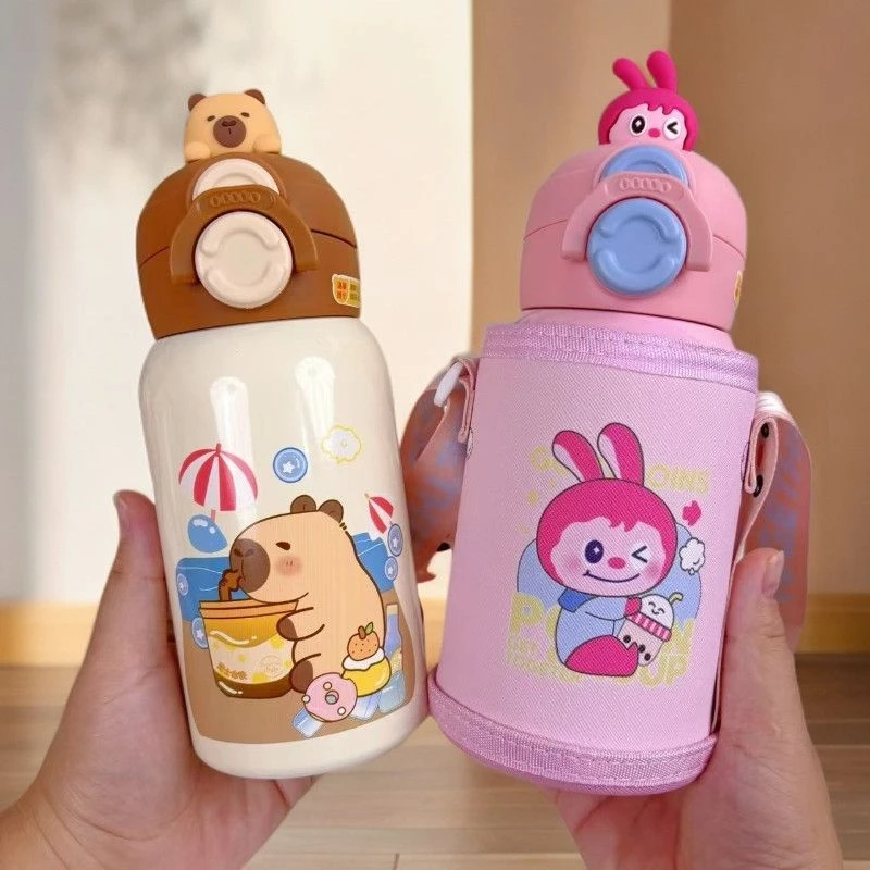 【粉丝福利】爆款网红儿童保温杯316不锈钢幼儿园小学生上学吸管杯