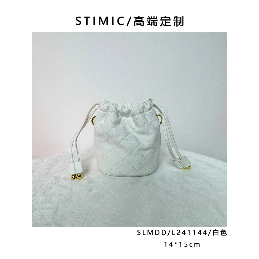 SLMDD/L241144/白色paiyuge高端订制轻奢女士手提单肩斜挎包1144