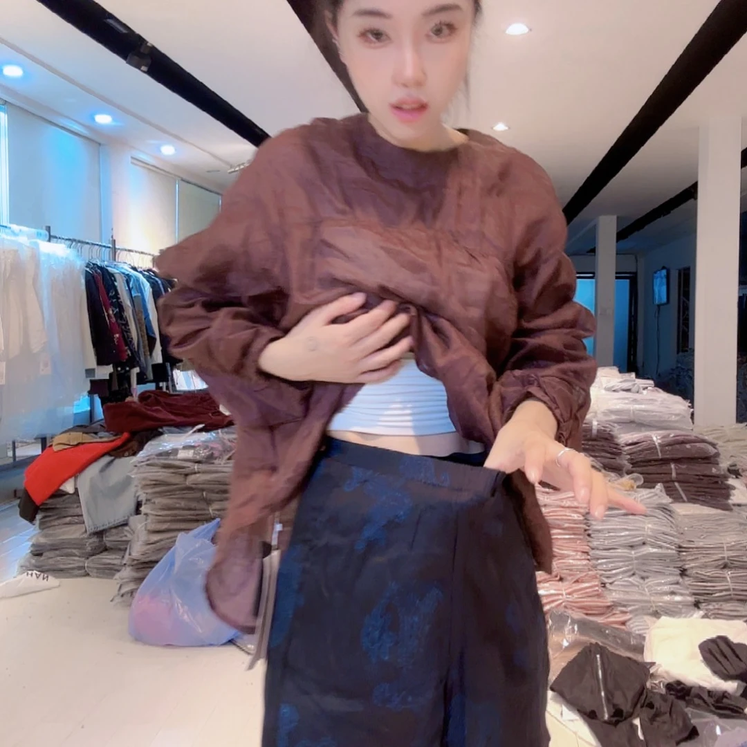 苎麻裤子120斤黑色