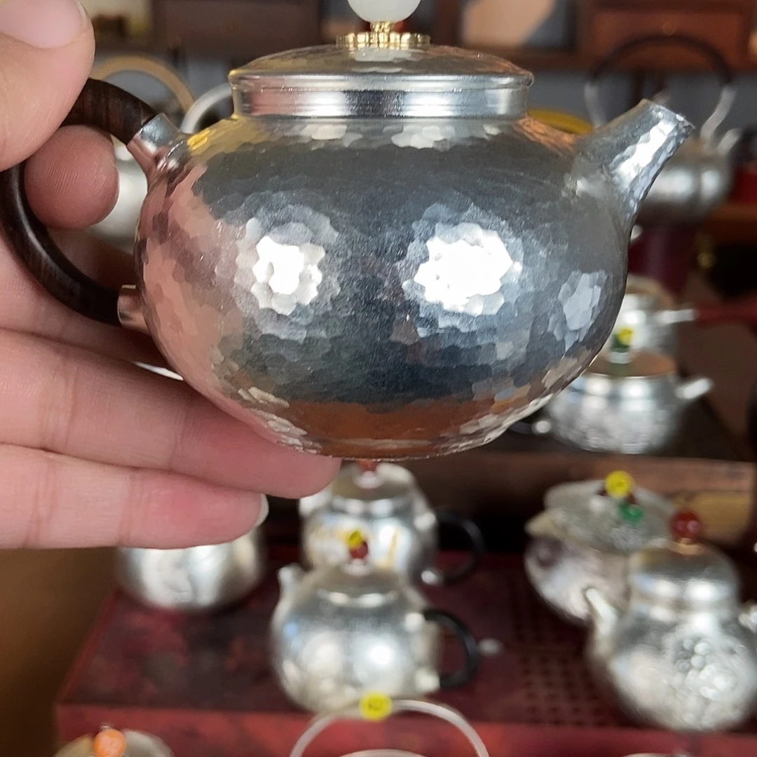 纯手工制作银衣壶茶壶