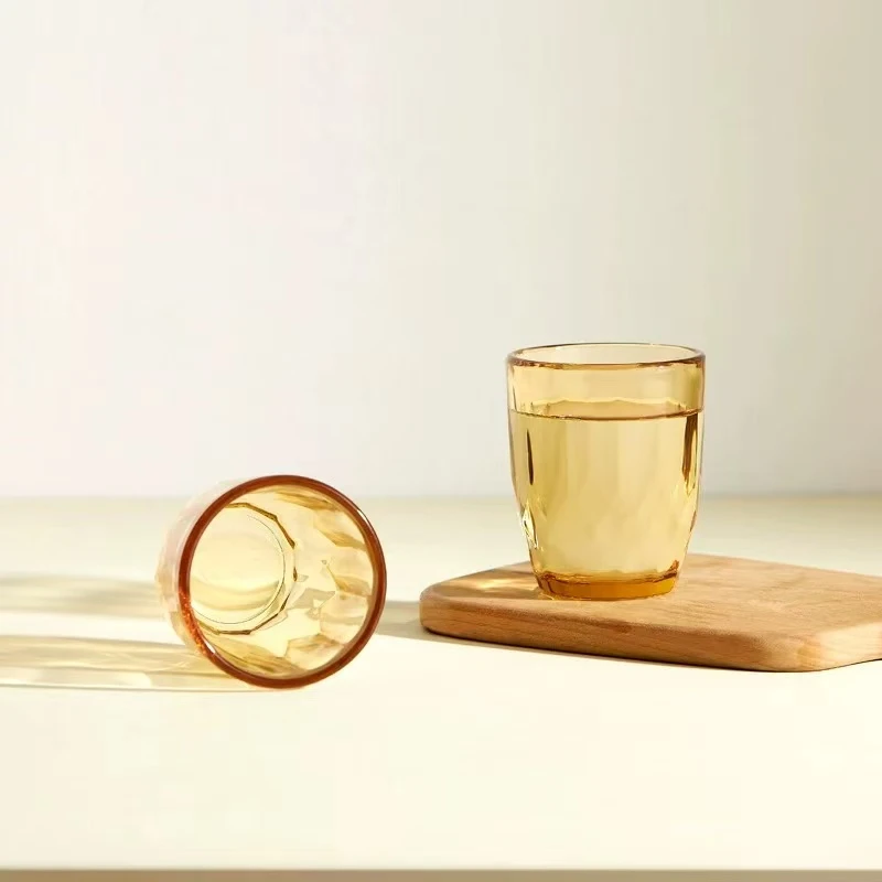 康宁 砖石纹玻璃杯 4件套  1688
