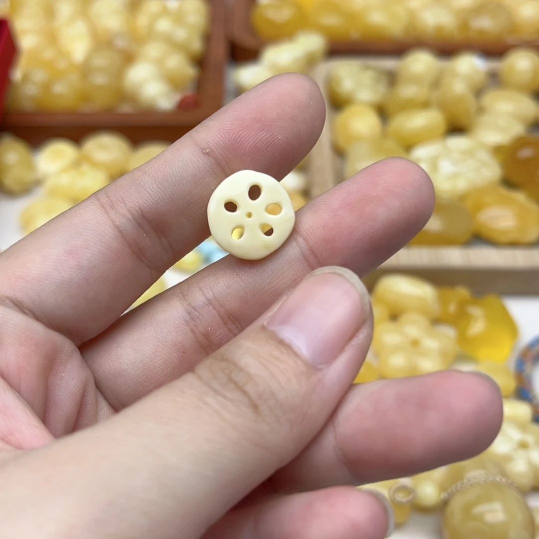 裸石蜜蜡未镶嵌天然