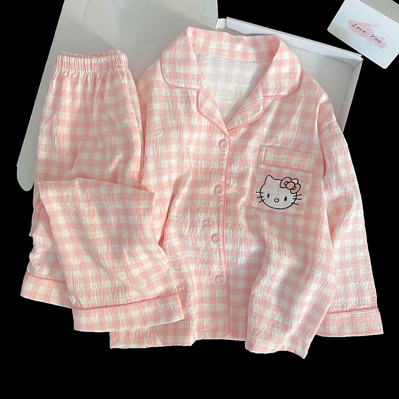 2025春秋新款儿童睡衣长袖中大童家居服套装卡通女童宝宝睡衣套装