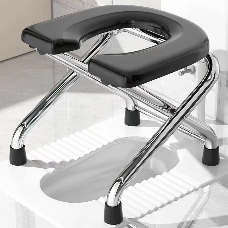 坐便椅老人专用蹲厕坐便器可折叠加大病人家用蹲便改坐便坐便凳