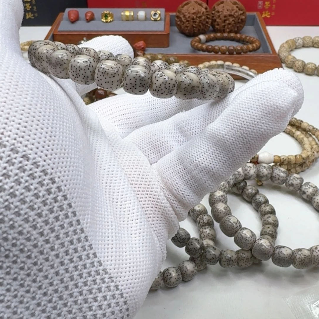 星月菩提手串4尊宠糯冰石玉9单圈