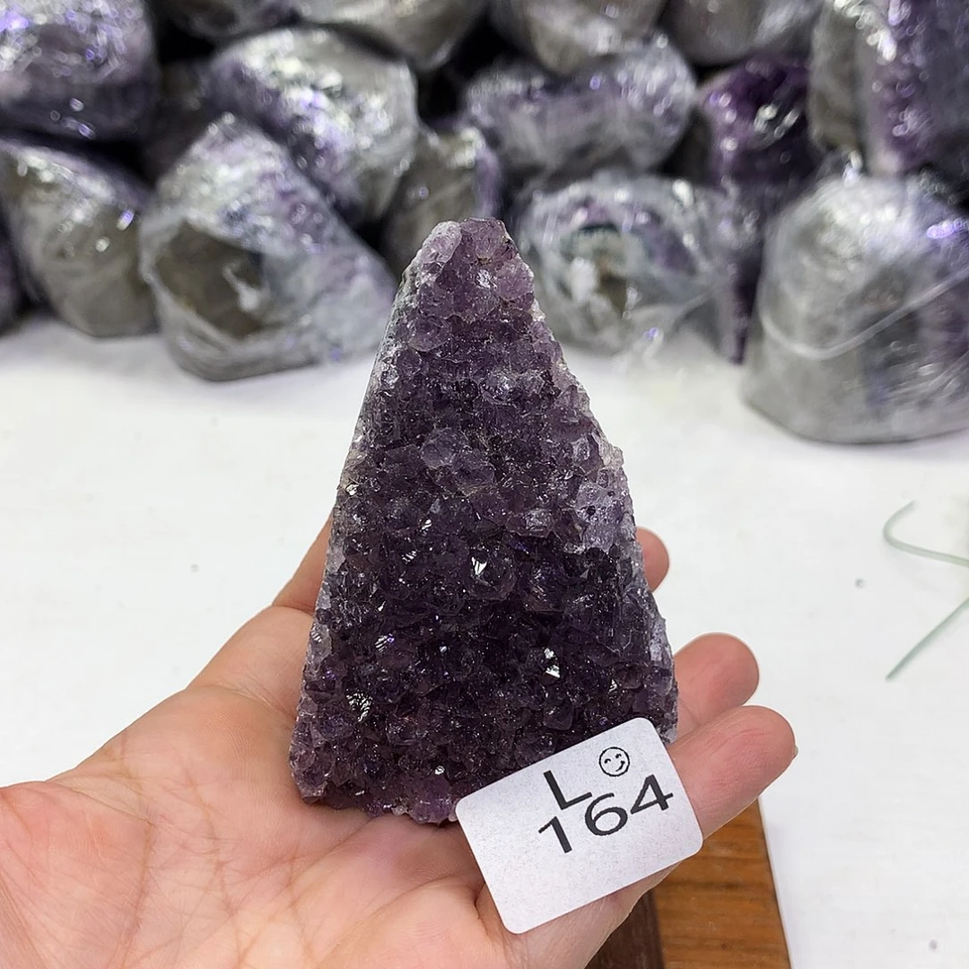 未镶嵌水晶摆件天然紫水晶