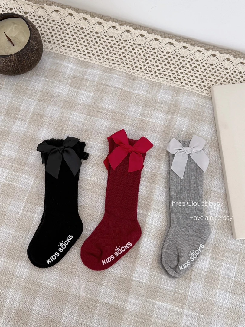 三小朵C160防滑地板袜女宝宝儿童春夏0-3岁弹力袜