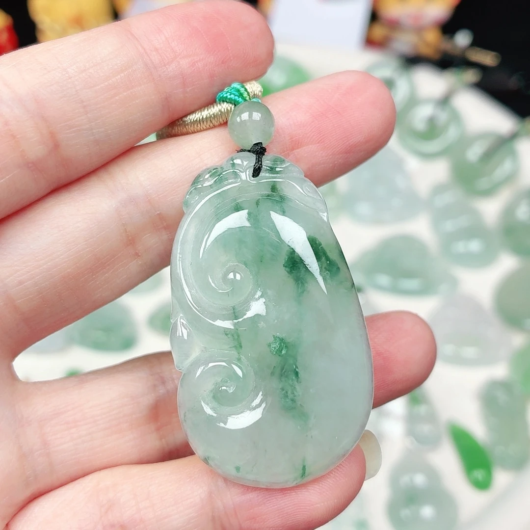 颈饰未镶嵌翡翠缅甸天然A货翡翠