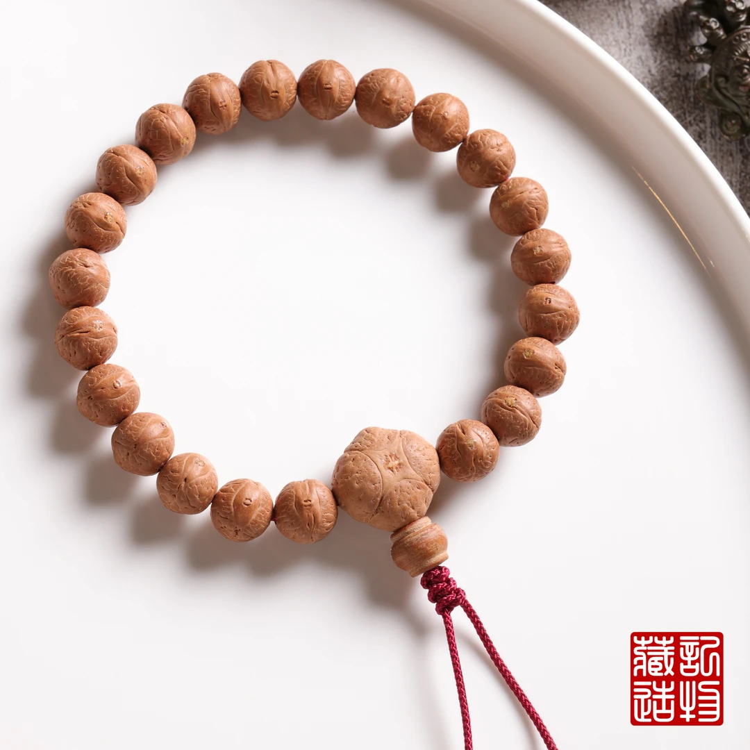 藏记造物11mm实心籽尼泊尔凤眼菩提手串凤眼念珠凤眼手串