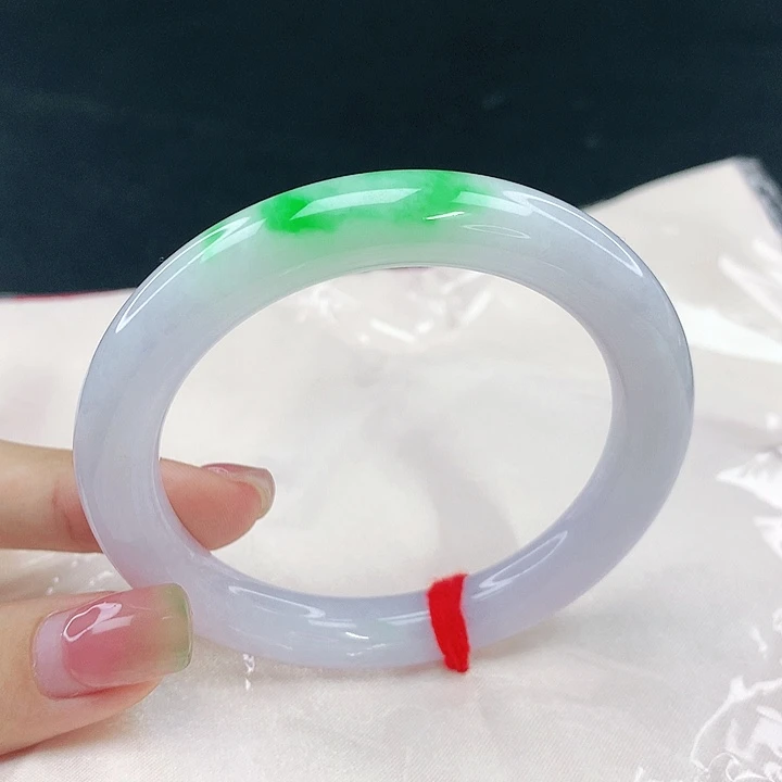 翡翠未镶嵌手镯圈56.2，04011