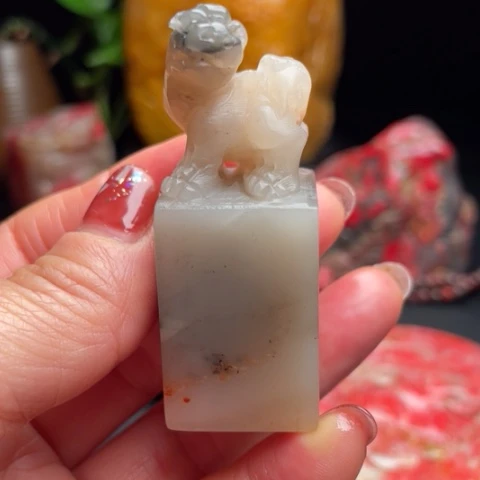 昌化石昌化石把件印章闲章