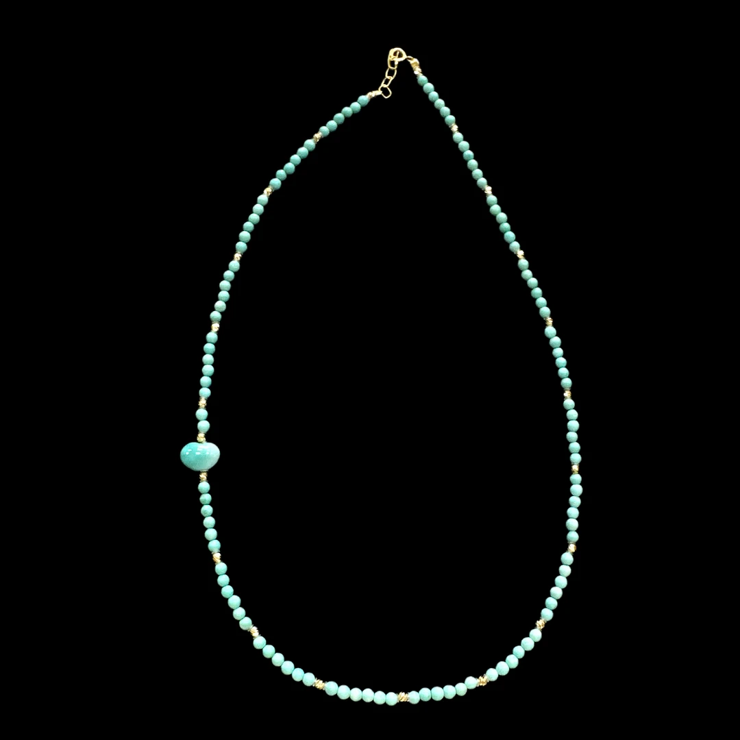 8153松石18k项链多样性发一