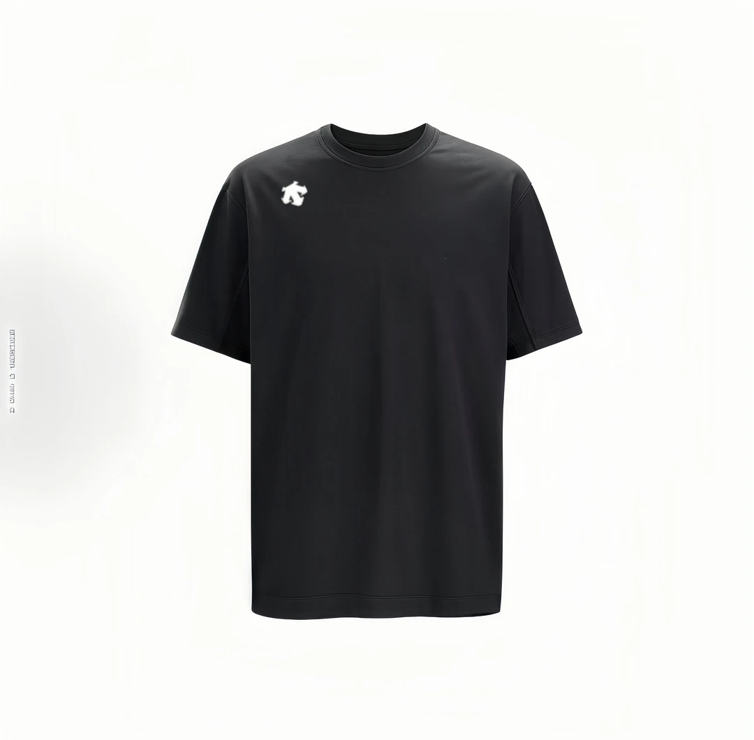 888【专卖店】迪家轻奢高端男士夏季冰丝速干T恤圆领短袖