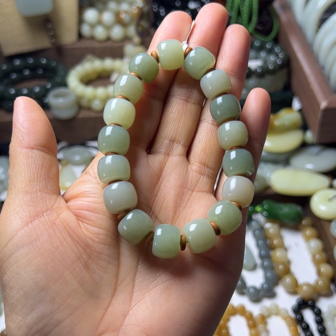 和田玉（糖玉）未镶嵌车挂