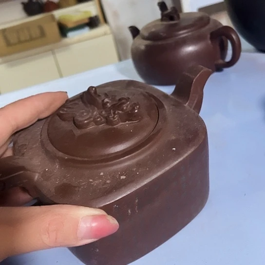 茶壶绿泥宜兴紫砂全手工制作工艺