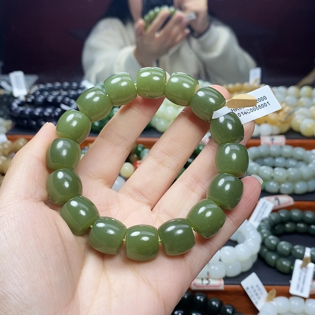 和田玉未镶嵌手链