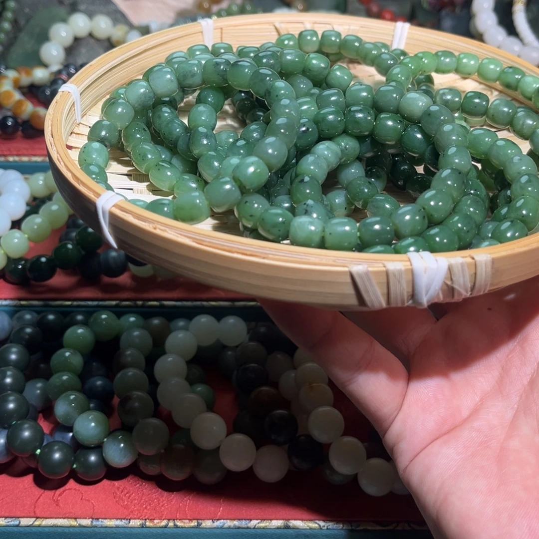 未镶嵌手链和田玉拍一发一