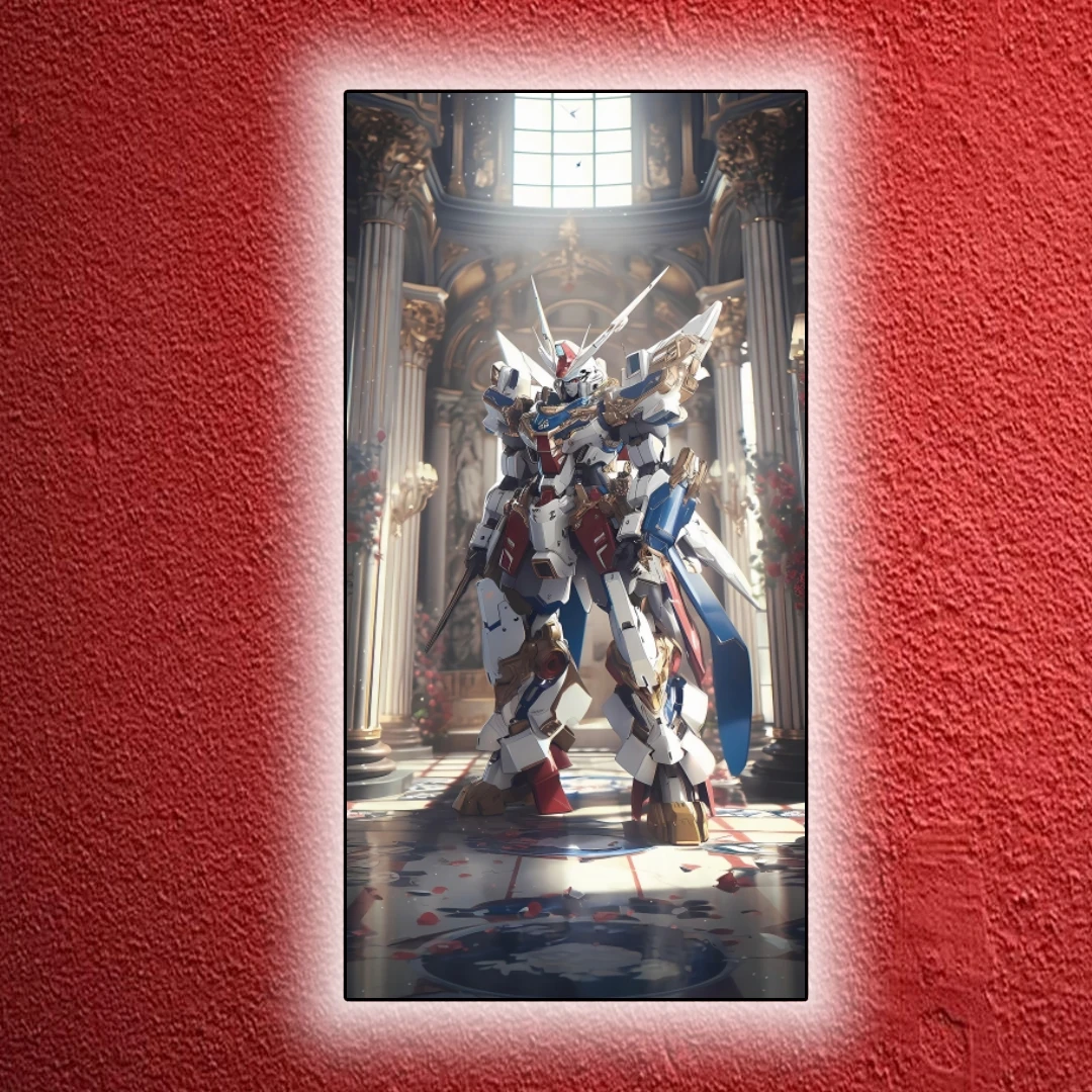 【F14】高达装饰画墙贴卧室宿舍背景墙贴动漫高清墙面PVC40*80