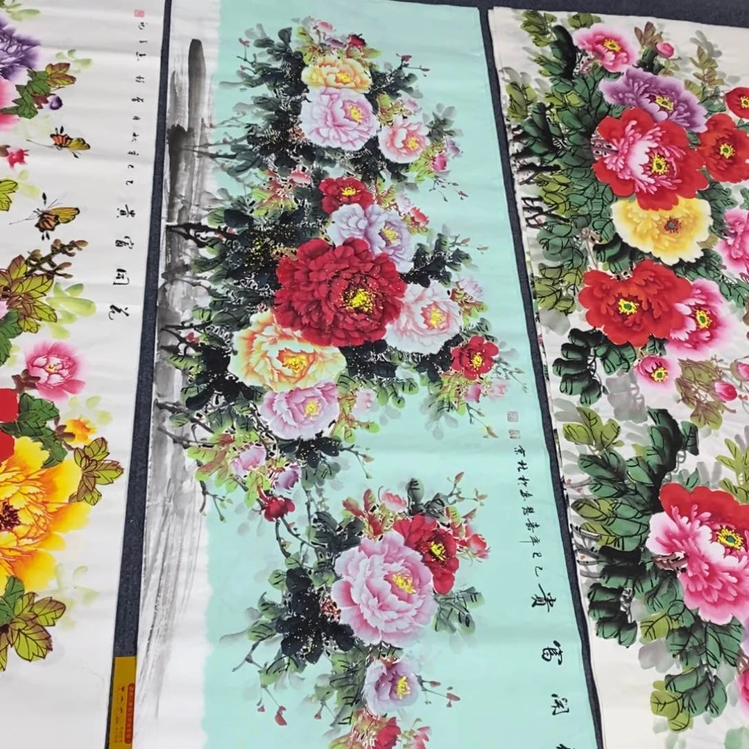 国画理***实尺寸180✖️70小六尺精品手绘画