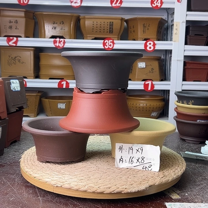 花盆紫砂蛇年大吉