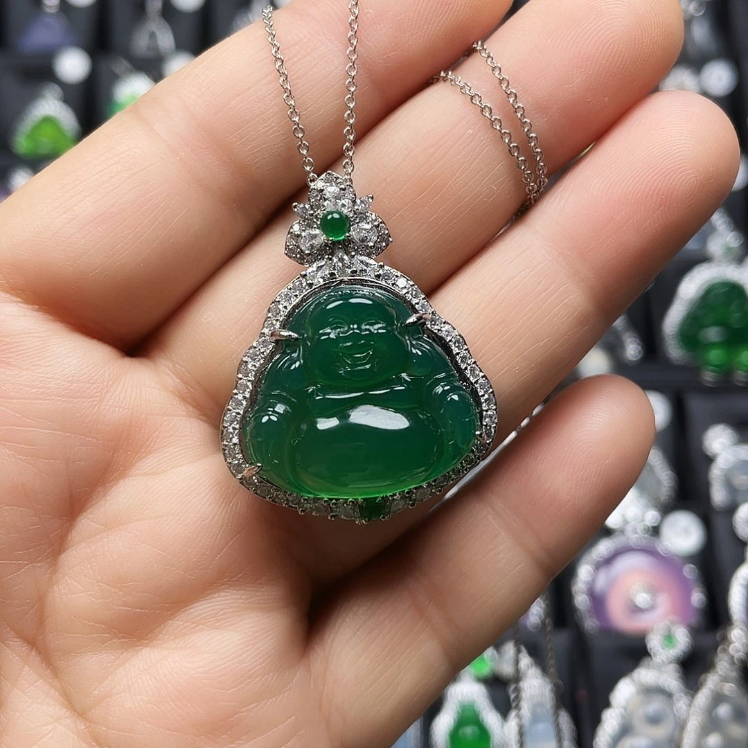 玛瑙/玉髓颈饰合金