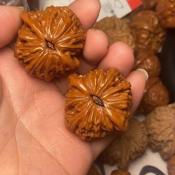 越***樂文玩核桃把件磨盘40