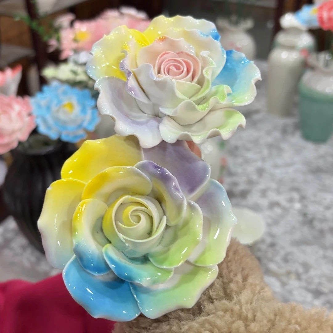 陶瓷花拍满20元发货，退款拉黑