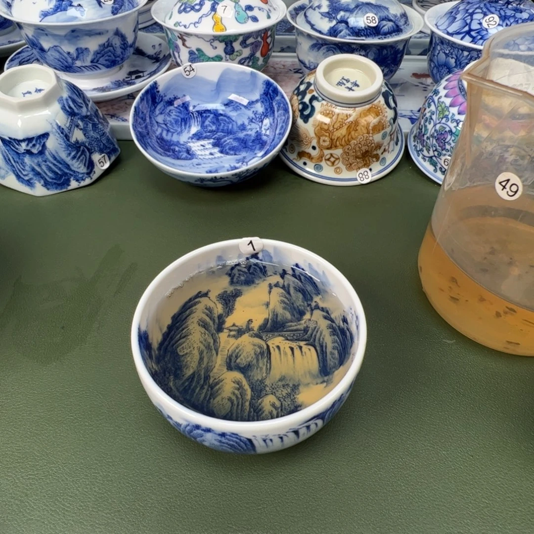 景德镇纯手工纯手绘茶具木木1