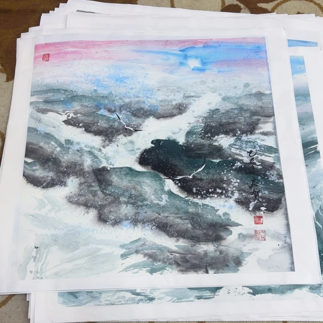 国画国画老师作品刘