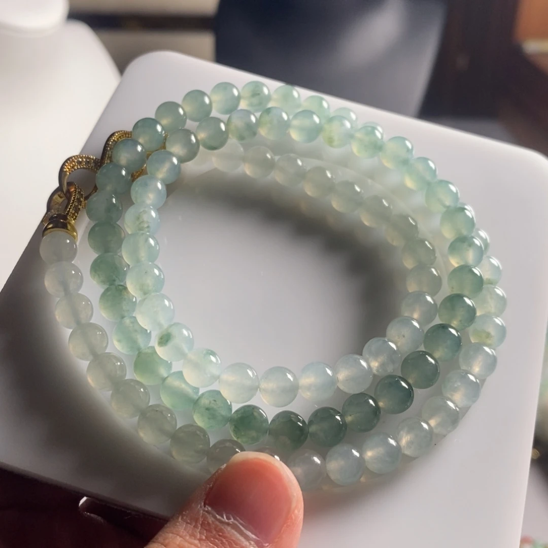 定制翡翠未镶嵌47 缅甸翡翠A货卡6.8