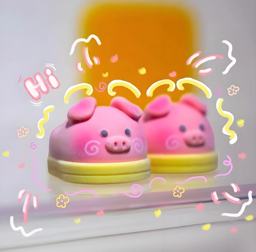拆盒【木木子拆盒盒】小新文创好物【400体娃娃鞋】可爱摆件系列