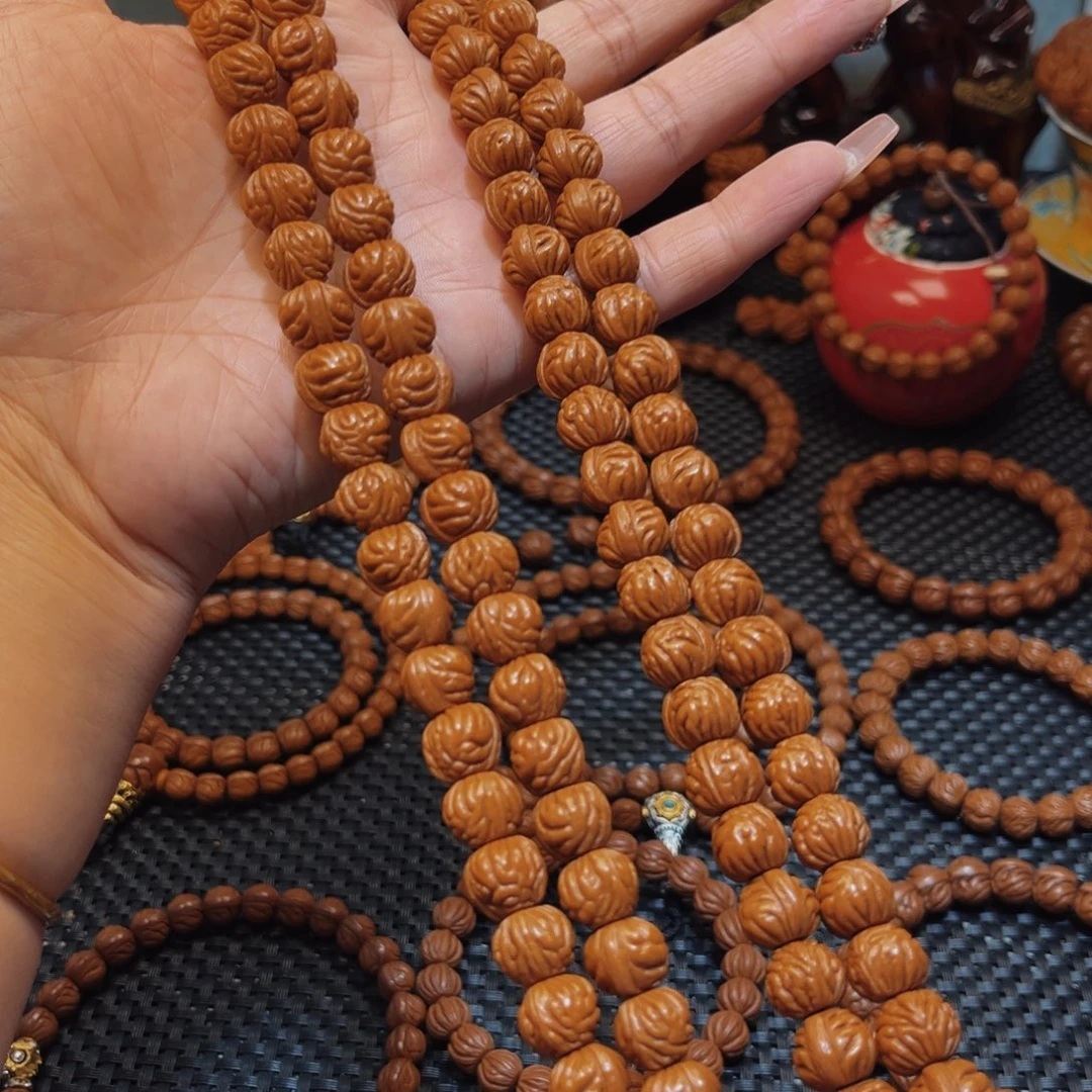 手串桃核12精品小金蝉108脖挂