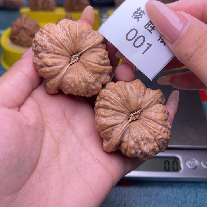 把件文玩核桃南瓜墩46.001