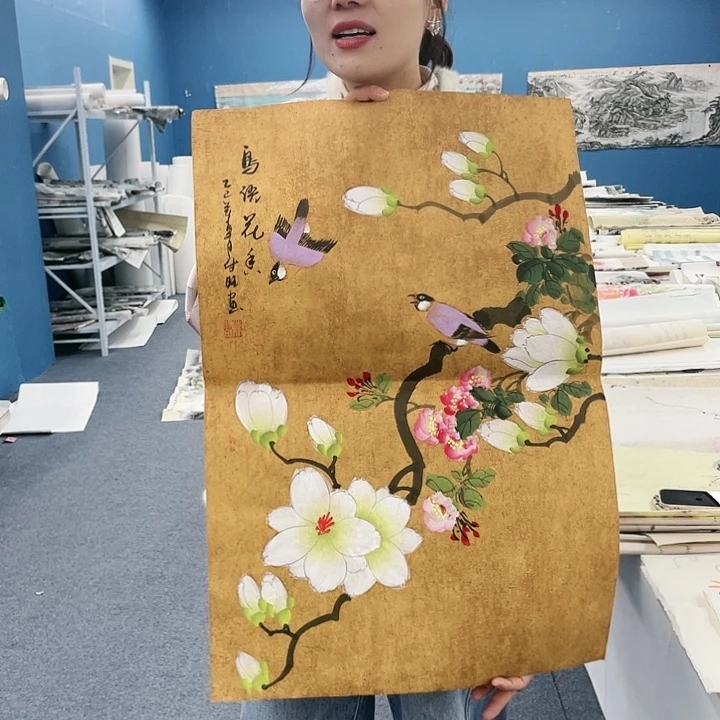 国画纯手绘国画作品鉴赏